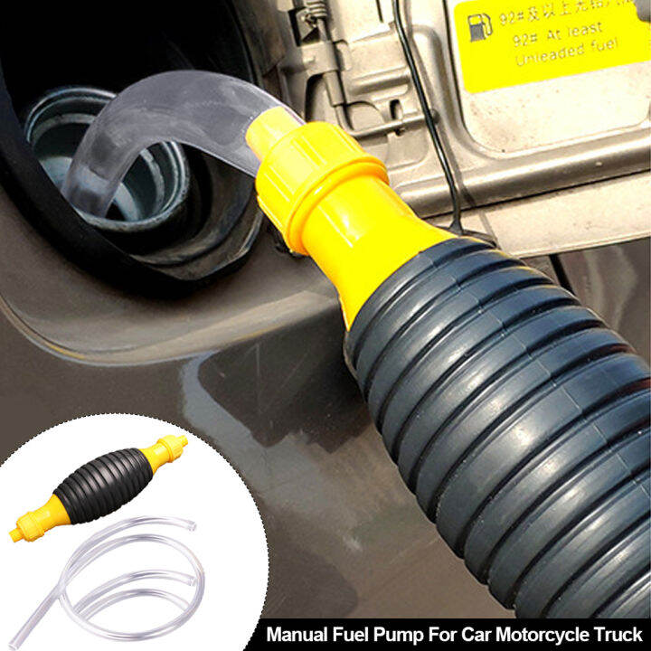 BC 1M/1.5M/2M/3M Manual Fuel Pump Car Fuel Tank Sucking Pipe Extractor