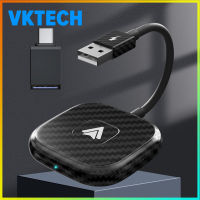 Vktech ตัวรับสัญญาณ WiFi รถยนต์แอนดรอยด์,5.0รองรับบลูทูธอะแด็ปเตอร์สำหรับแอนดรอยด์รองรับรถยนต์รองรับรถยนต์11คันพร้อม CarPlay