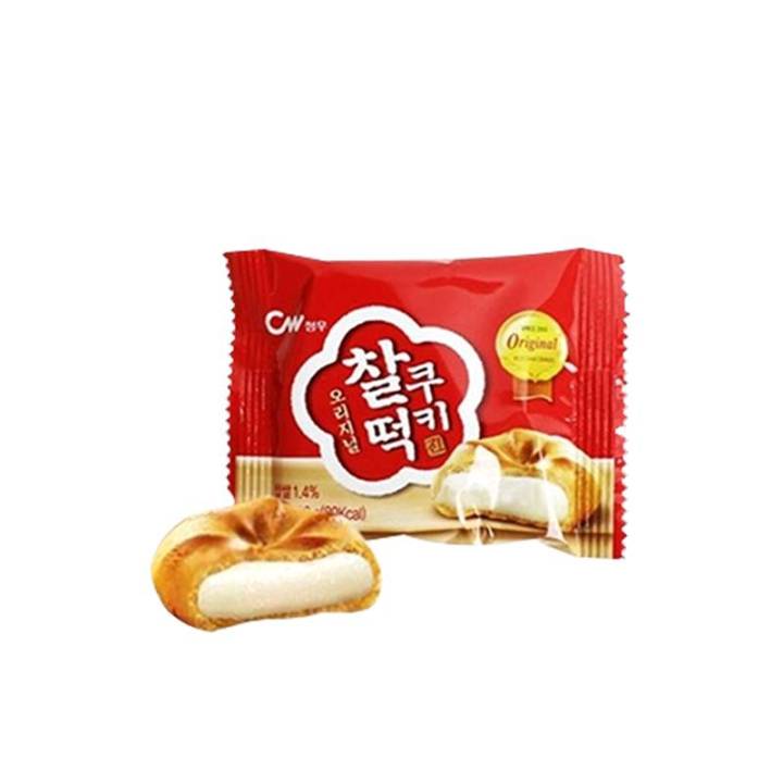 คุ้กกี้เกาหลี-รสต้นตำหรับสอดไส้ต๊อกป๊อกกิ-original-glutinous-rice-cake-cookie-107g-258g-cw-brand-ขนมเกาหลี