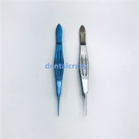 คุณภาพสูง Double Eyelid ศัลยกรรมแหนบ Fine พลาสติก Tine Toothed Gold Handle Fat Licking Hook Tools