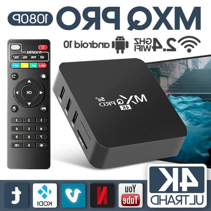 BEST SALE !! MXQ Pro TV Box 4K HD 2.4G/5G WiFi Connection Smart Media