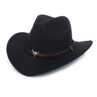 [Fine Jewelry] Monochrome Men 39; S Cowboy HatTop Hat สุภาพสตรีผู้ชาย39; Sms.hatethat LargePanama