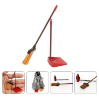 Kids Suit House Broom Mini DIY Toy Keyboard Dustpan Model Metal 1:12 Household Ornament Toddler