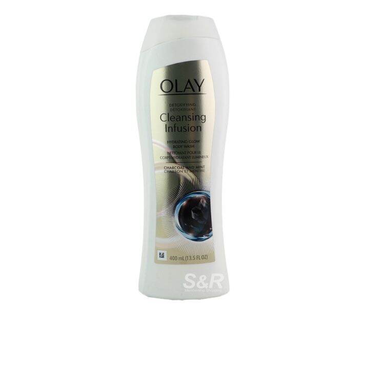 Olay Detoxifying Cleansing Infusion Hydrating Glow Body Wash in