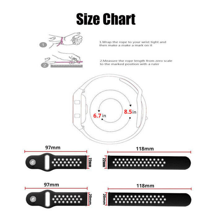 สายซิลิโคน20-22มม-สำหรับนาฬิกา-samsung-แนวสปอร์ต-s2-s3-galaxy-watch-active-42มม-46มม-galaxy-watch-3สายนาฬิกา-huami-ขนาด41มม-45มม-สำหรับ-huawei-gt2-gt3