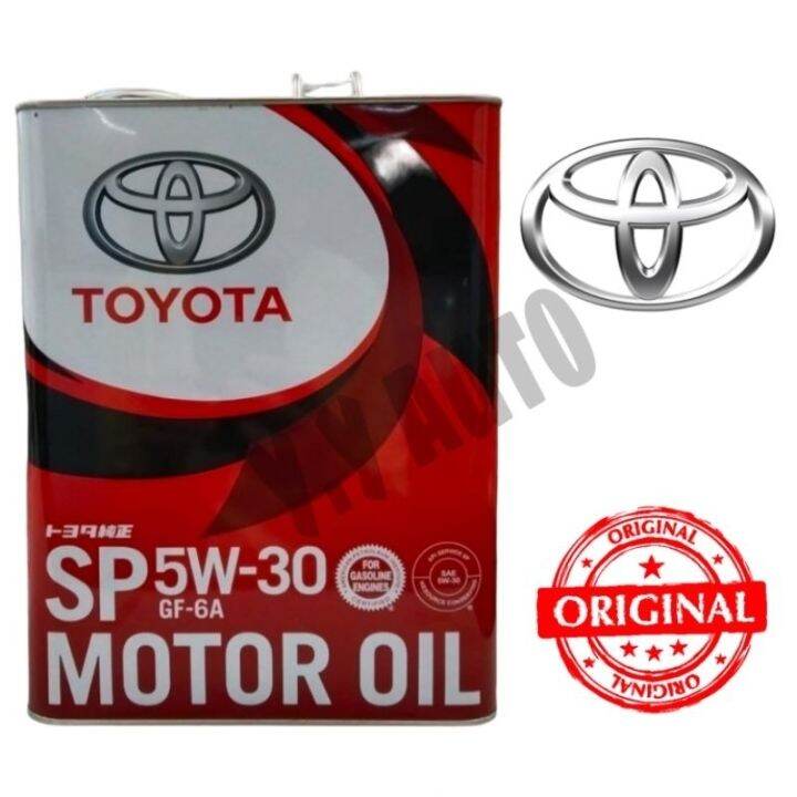 NEW 🇲🇾READY STOCK🔥08880-13705 NEW Toyota SP 5W30 GF-6A Engine Oil (4 ...