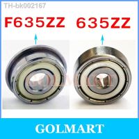 ▫ 20pcs/lot 5x19x6mm 5x19x6mm F635ZZ flange 635ZZ 635Z 635-2Z metal shielded skate bearing steel radial shaft ball bearing