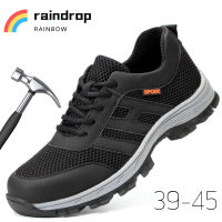 ?raindrop?รองเท้าเชฟตี้//รองเท้าเซฟตี้/รองเท้าหัวหล็ก/รองเท้าsafety ชาย/รองเท้า safety/หัวเหล็ก/รองเท้าเซพตี้/work shoes/free shipping/?