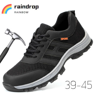 🌈raindrop🌈รองเท้าเชฟตี้//รองเท้าเซฟตี้/รองเท้าหัวหล็ก/รองเท้าsafety ชาย/รองเท้า safety/หัวเหล็ก/รองเท้าเซพตี้/work shoes/free shipping/🚚