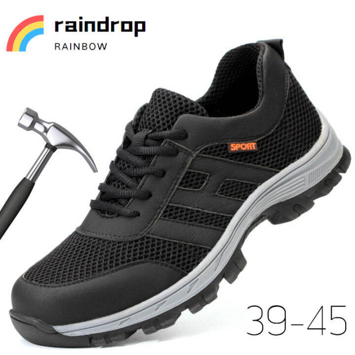 raindrop-รองเท้าเชฟตี้-รองเท้าเซฟตี้-รองเท้าหัวหล็ก-รองเท้าsafety-ชาย-รองเท้า-safety-หัวเหล็ก-รองเท้าเซพตี้-work-shoes-free-shipping