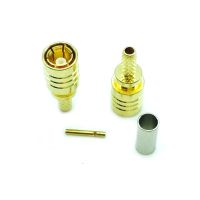 1pc SMB Female RF Coax Connector Crimp for RG316 RG174 LMR100 Straight Goldplated Wholesale