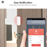 แอปเซ็นเซอร์หน้าต่างแม่เหล็กประจำบ้าน SJ ศูนย์แจ้งเตือนการเตือนภัยผิดพลาดเหมาะสำหรับตู้เอกสาร