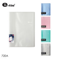 e-file (อี-ไฟล์) แฟ้มโฮลเดอร์ 40 ซอง ปกใส รหัส 720A