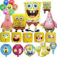 Sponge-Bob Foil Balloons Kidsroom Decoration Boys Faovr Girl Gifts Aerated Toy Birthday Party Decor Baby Shower Party Supplies Balloons