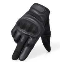 【CW】Motorcycle Full Finger Gloves PU Leather Motocross Motorbike Racing Riding Biker Protective Gear Men Women