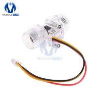 Water Flow Sensor G1 G2 DN15 Fluid Flow Meter Water Control Transparent Enclosure Hall Flow Sensor Indicator Counter DC 5-15V