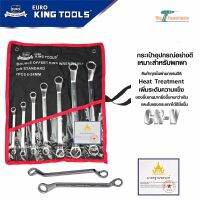 EURO KING TOOLS  ชุดแหวนข้าง  7 ชิ้น ชุดประแจรวม ประแจ 2 แหวนข้าง และแหวนคู่ เครื่องมือช่าง