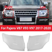 for 2007-2020 Mitsubishi Pajero V87 V93 Car Headlight Cover head light lamp Transparent Lampshade Shell Lens Glass