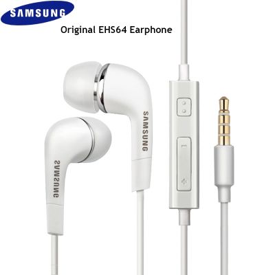 หูฟัง Samsung EHS64ของแท้,มีไมโครโฟนในตัวหูฟังพร้อมไมโครโฟนแจ็ค3.5มม. สำหรับ Galaxy S10 S8 S9 Plus Note 9 8 A70