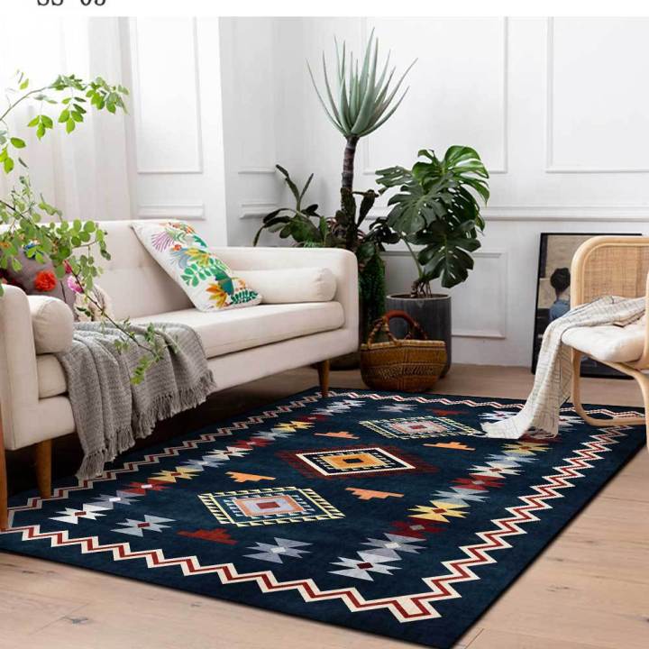 cw-fashion-r-simple-geometric-dark-black-ethnic-style-living-room-bedroom-bedside-car-floor-mat-home-decoration-non-slip