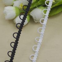 [HOT!] 5m U Wave Lace Trim Ribbon 1cm Centipede Braided Lace Band Curved Edge DIY Sewing Wedding Dress Buttonhole Clothes Accessories