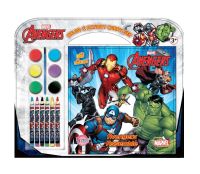 ชื่อหนังสือ AVENGERS COLOR &amp; ACTIVITY CARRY SET Avengers Assemble + สีน้ำและสีไม้ ประเภท ระบายสี