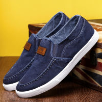 Canvas Casual รองเท้าผ้าใบสวมง่ายๆ ใส่สบาย Canvas Shoes รองเท้าผ้าใบผช รองเท้าสลีปออน ร้องเท้าผ้าใบ