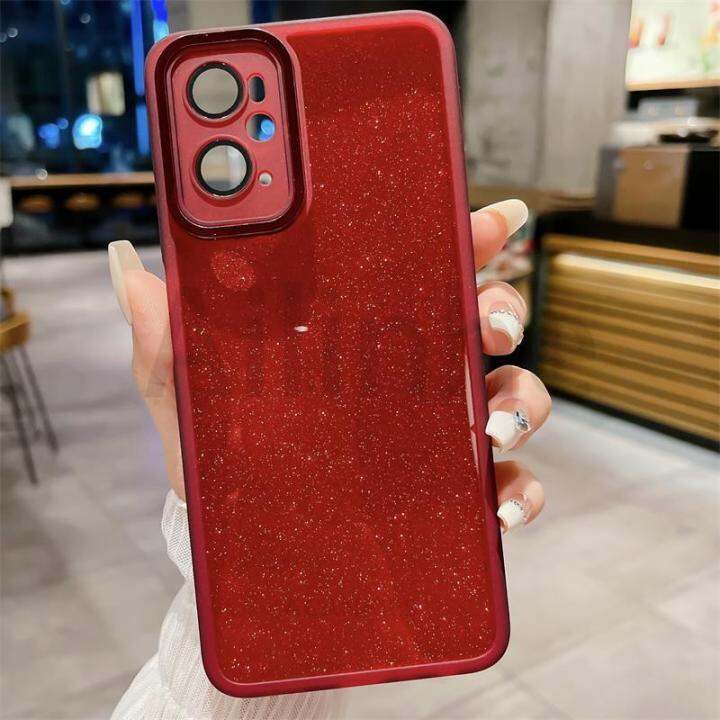 ฝาครอบโทรศัพท์ป้องกันกล้องสำหรับ-oppo-realme-9i-10-pro-plus-กรอบเคสมือถือสีแมทซิลิโคนอ่อนชัดเจนแวววาว