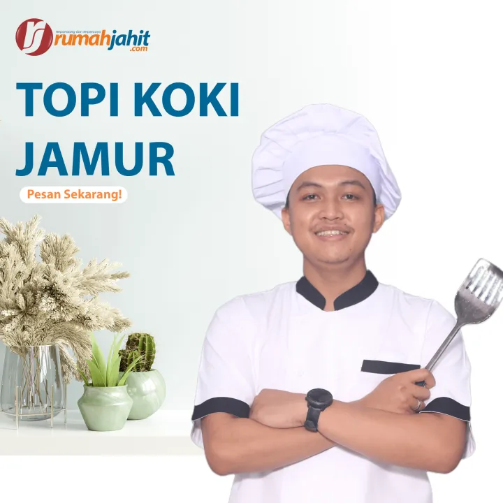 Topi Koki / Topi Koki Jamur / Topi Koki Tinggi / Topi Koko Pendek / Topi Chef / Topi Koki Restaurant / Topi Chef Restaurant / Topi Juru Masak