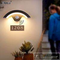 LED Outdoor Lighting Garden Gate Exterior Wall Decor Porch Light  For Home IP65 Waterproof Outdoor Wall Light With Motion Sensor Food Storage  Dispens