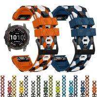 Silicone Watchband Straps 26mm 7X 6XPro 7 epix 47mm 51mm Easyfit Wristband 6 5X 5 Gen 2 Smartwatch