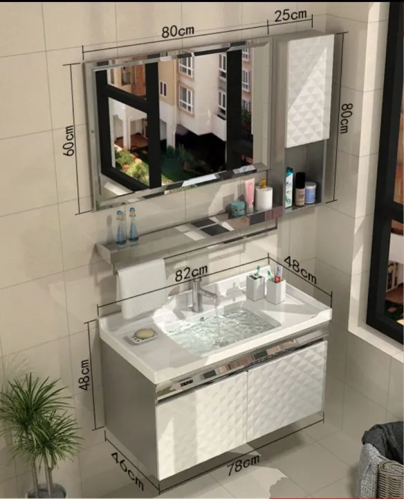 Stainless Steel Bathroom Vanity Cabinet, Stainless Steel Bathroom Mirror Cabinet Singapore