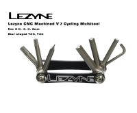 เครื่องมือพกพาจักรยาน Lezyne V7 Multitool CNC7075