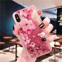 น้ำสำหรับApple iPhone X / iPhone XR / iPhone XS Maxเคสโทรศัพท์ทรายดูดเคลื่อนที่GlitterกากเพชรPC + TPU Soft Case