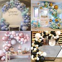 （koko party supplies） Macaron PinkBalloons SetArchRose Gold 4DWedding RoomGolobs ตกแต่งงานเลี้ยงวันเกิดบอลลูน