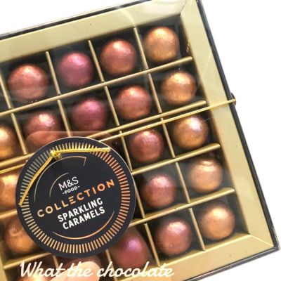 M&amp;S Collection Sparking Caramels ช็อคโกแลตทรัฟเฟิล นำเข้าจากอังกฤษ