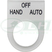 Nameplate เนมเพลท 22 มิล HAND OFF AUTO