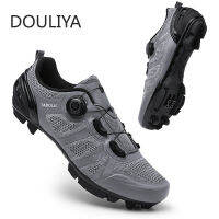 Doucycling Shoes Men Dirt Speed sneakers Racing Road Women Route BICYCLE FLAT Mountain SPD footwear cleat bikes