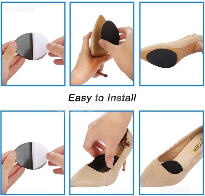 1-pair-self-adhesive-anti-slip-pads-shoes-mat-high-heel-sole-protectorrubber-cushion-insole-forefoot-high-heels-sticker-pads-new-anti-friction-insole-สติกเกอร์พื้นรองเท้า