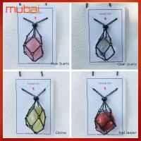 MUBAI สีดำสี สร้อยคอกรงยึดคริสตัล สามารถเปลี่ยนได้ ทองแดงทองแดง สร้อยคอตาข่ายโลหะคริสตัล คอเล็กชั่น อุปกรณ์เสริมสร้อยคอ สร้อยคอโซ่โซ่ ผู้หญิงผู้ชาย