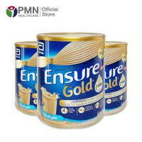 Ensure Gold 3x850 กรัม อาหารสูตรครบถ้วน กลิ่นธัญพืช สูตรหวานน้อย โฉมใหม่