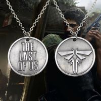 The Last Of Us 2 Necklace Firefly Logo Letters Dogtag Joel Ellie Tess Pendant Hot Game Jewelry Men Wholesale