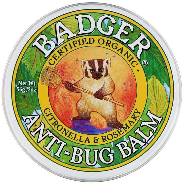 [PREORDER] BADGER COMPANY ANTI BUG BALM CITRONELLA & ROSEMARY 2OZ 56G