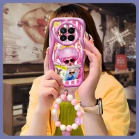 lovely Phone lens protection Phone Case For Huawei Mate50/Mate50E Girl bracelet Anti-knock skeleton Wave border youth