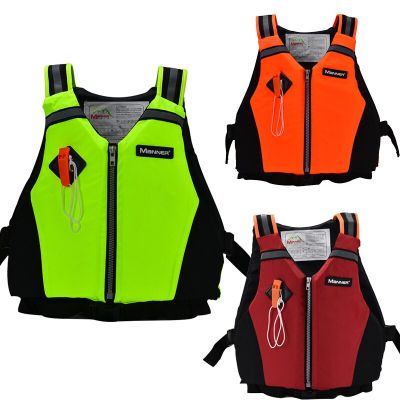 Womens Mens Kayak Life Jacket Paddle Vest Orange Green Red  Life Jackets