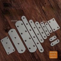 ﹉☜ Mending Plates Repair Fixing Corner Protector Stainless Steel Straight Flat Corner Brackets Straight Furniture Fittings