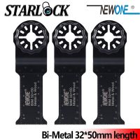 Newone 1-1/5 "Starlock 32มม. ความยาวไบเมทัลเบลด3นับเลื่อยหลายใบมีดเครื่องมือสั่นสำหรับตัดไม้ Drywall พลาสติก