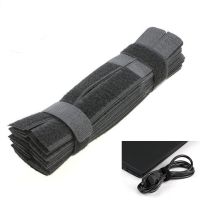 50pcs Reusable Cable Ties Fastener Wire Organizer Cord Management Mouse Rope Holder TV Power Cable Straps Strips 17.5X2CM Cable Management
