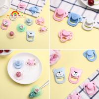 11DDTTII น่ารัก DIY แฮนด์เมด การจำลอง เด็กใหม่ ตุ๊กตาแม่เหล็กจุก จุกนมหลอก