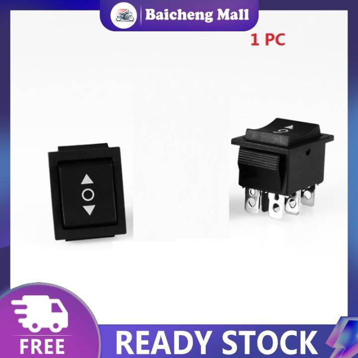 【BaiC💥】Maintained Rocker Switch Polarity 6pin 20a 12v DPDT With Reset ...